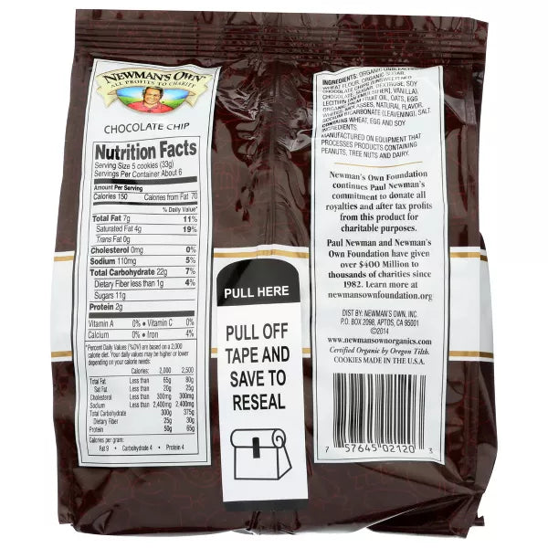 NEWMAN`S OWN Chocolate Chip 7 OZ
