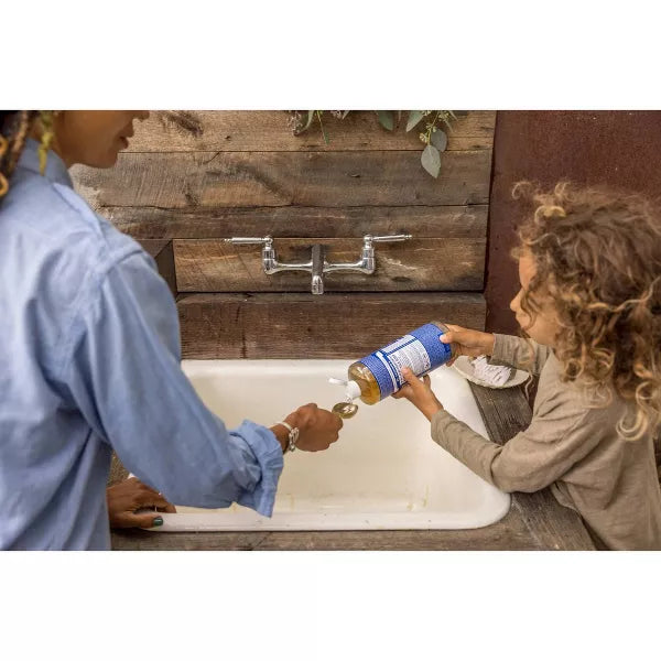 DR. BRONNER'S MAGIC SOAPS ORGANIC CASTILE LIQUID SOAP PEPPERMINT16OZ