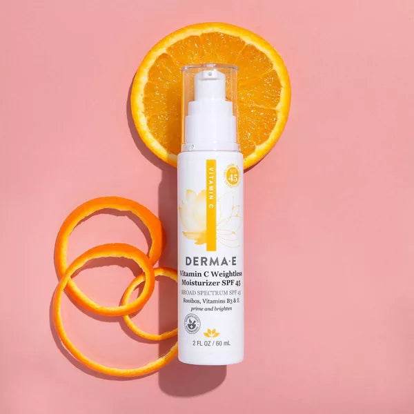 DERMA E VITAMIN C WEIGHTLESS MOISTURIZER SPF 45 2OZ
