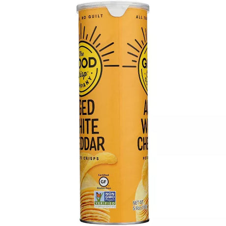 THE GOOD CRISP COMPANY Aged White Cheddar 5.6 OZ