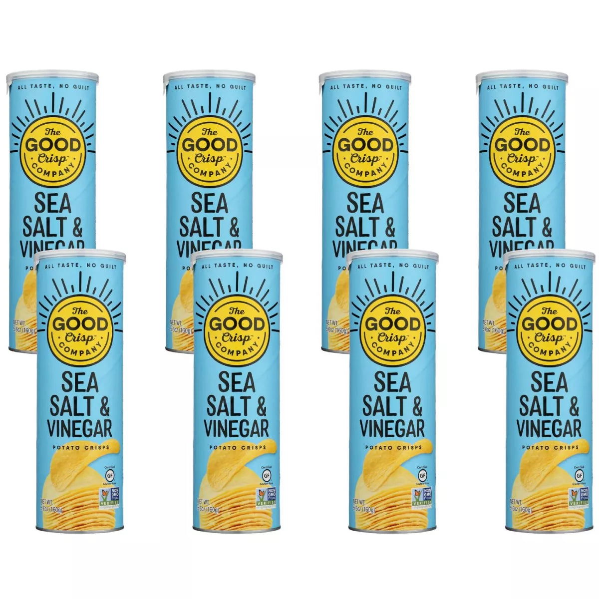 THE GOOD CRISP COMPANY Sea Salt And Vinegar 8/5.6 OZ