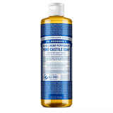 DR. BRONNER'S MAGIC SOAPS ORGANIC CASTILE LIQUID SOAP PEPPERMINT16OZ
