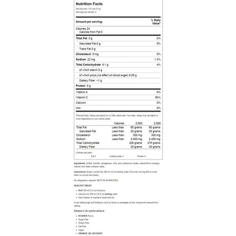 SIMPLY DELISH Orange .7 OZ