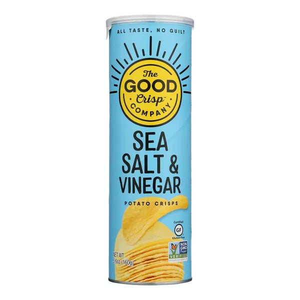 THE GOOD CRISP COMPANY Sea Salt And Vinegar 8/5.6 OZ