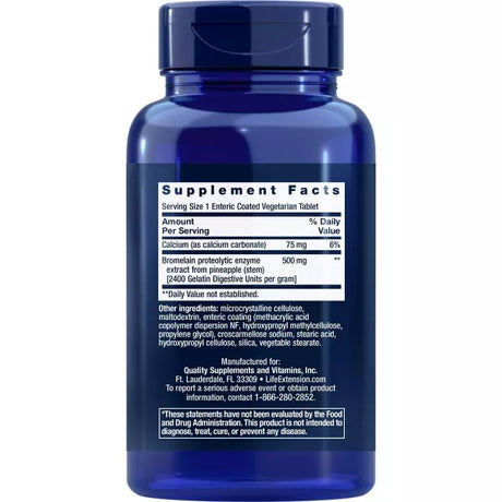 Bromelain Specially-Coated 500 mg 60 Enteric Coated Tablets