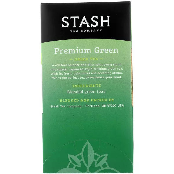 STASH TEA Premium Green Tea 20 BAG