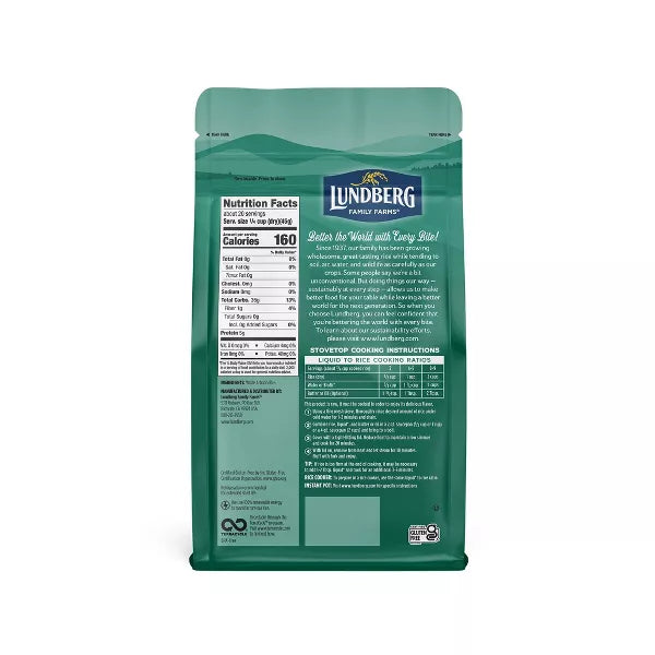 LUNDBERG FAMILY FARMS Rice, Arborio 2 LB