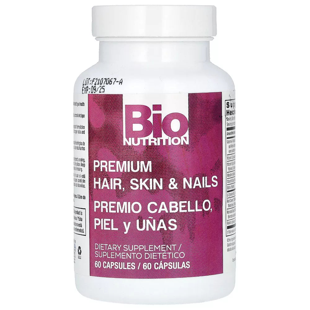 Bio Nutrition Premium Hair, Skin & Nails 60 Capsules