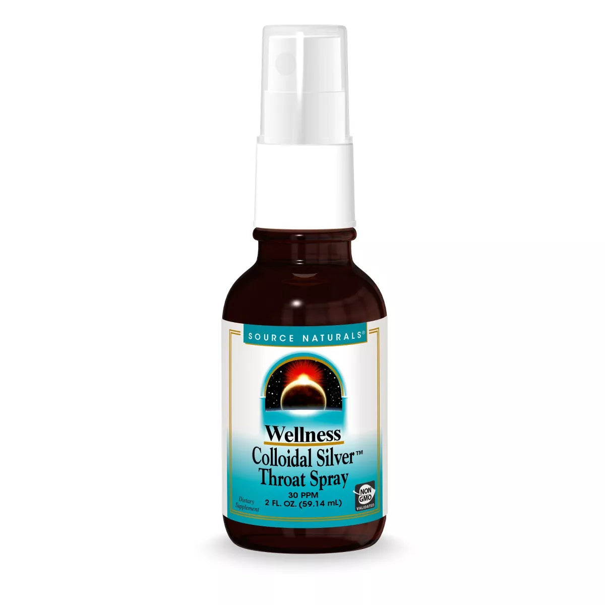 SOURCE NATURALS WELLNESS COLL SLVR THROAT SPRAY 2 OZ