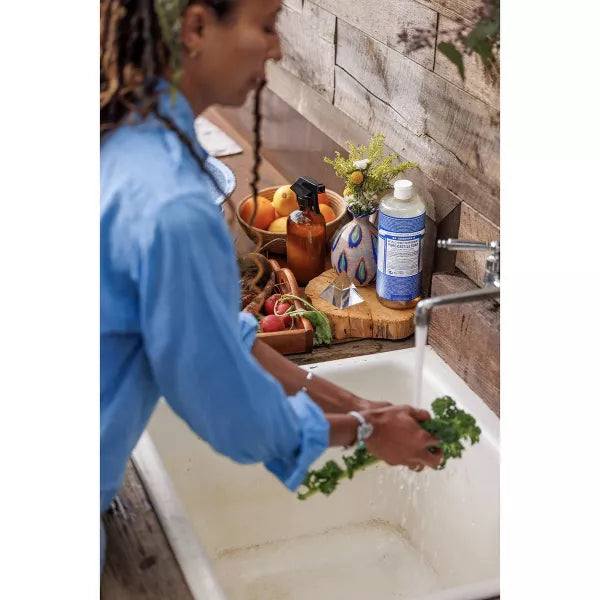 DR. BRONNER'S MAGIC SOAPS ORGANIC CASTILE LIQUID SOAP PEPPERMINT16OZ