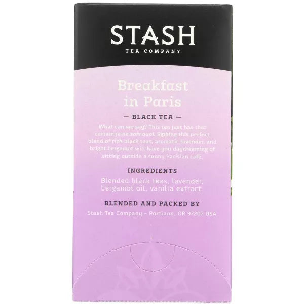 STASH TEA Breakfast in Paris Tea 18 BAG