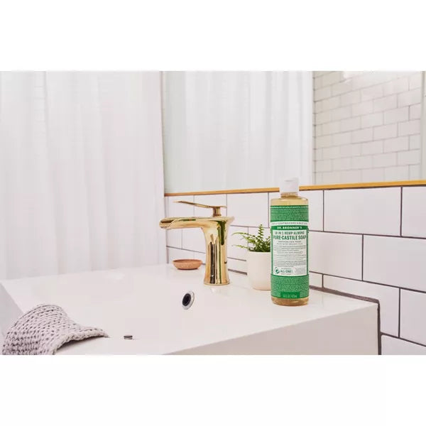 DR. BRONNER'S MAGIC SOAPS ORGANIC CASTILE LIQUID SOAP ALMOND 16OZ