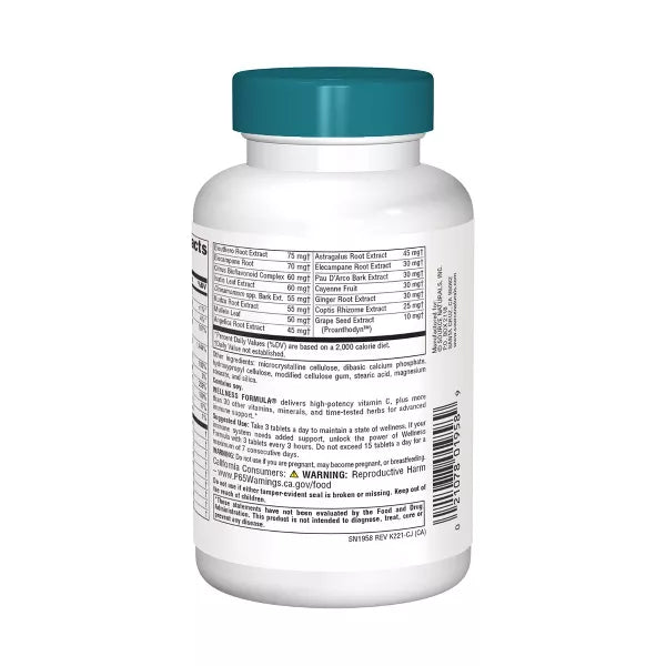 SOURCE NATURALS WELLNESS FORMULA TABS 90T