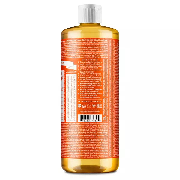 DR. BRONNER'S MAGIC SOAPS ORGANIC CASTILE LIQUID SOAP TEA TREE 32OZ