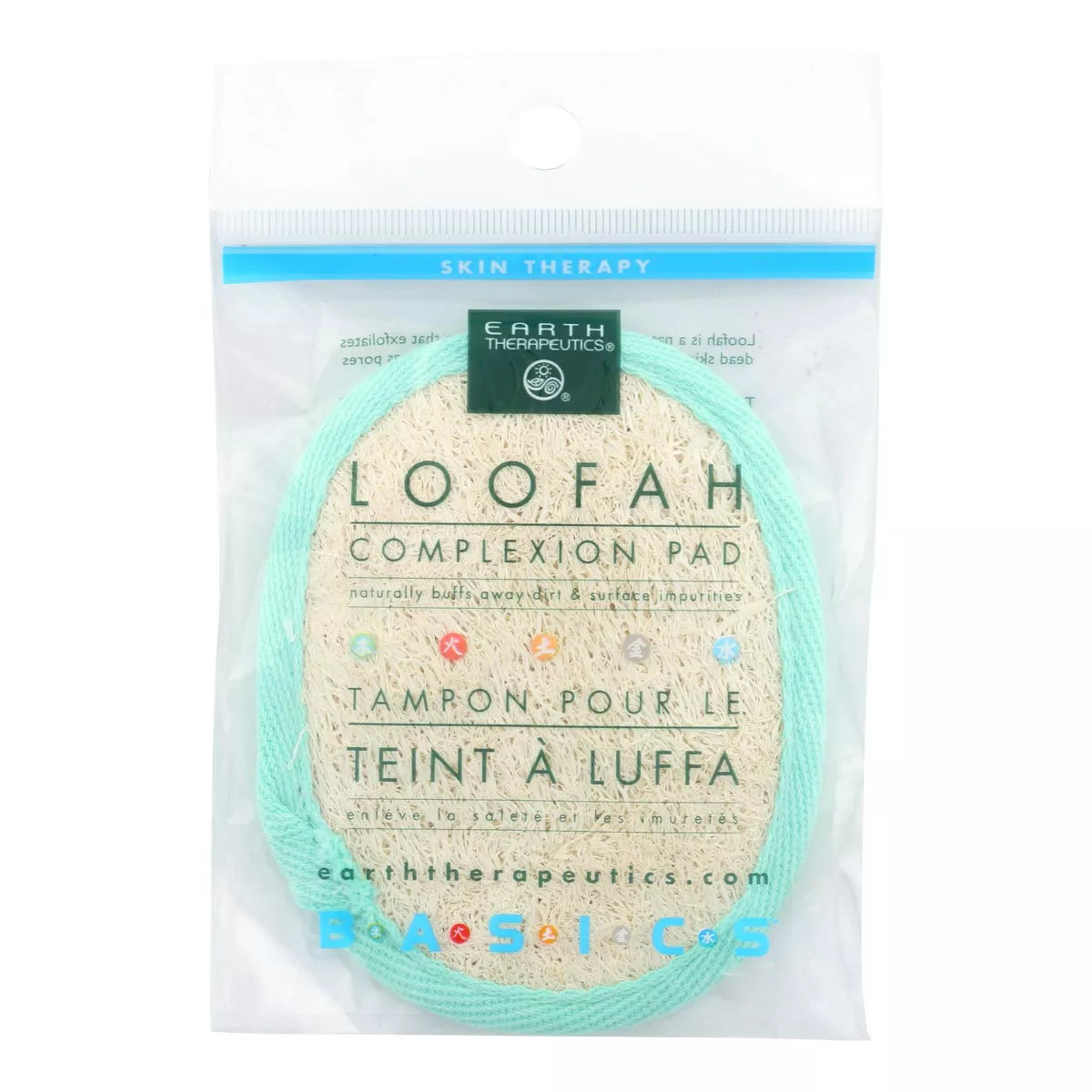 EARTH THERAPEUTICS LOOFAH COMPLEXION PAD