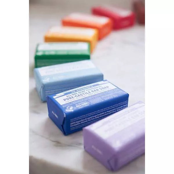 DR. BRONNER'S MAGIC SOAPS ORGANIC CASTILE BAR SOAP ROSE 5OZ