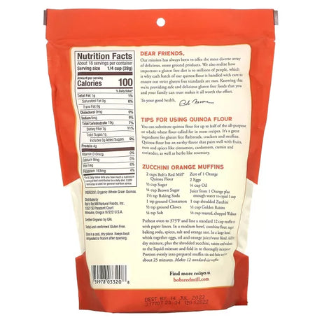 BOB`S RED MILL Quinoa Flour 18 OZ