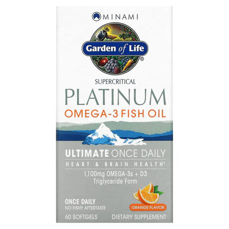 Garden of Life Minami Platinum Orange 60ct SOFTGELS