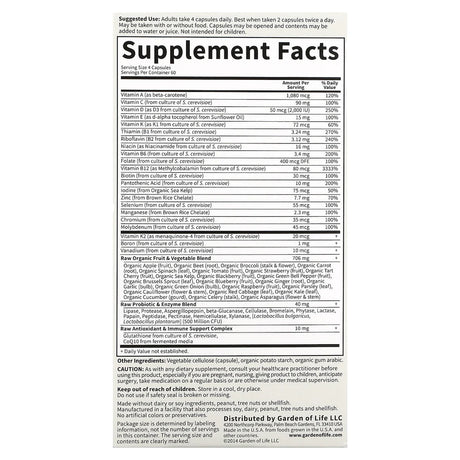 Garden of Life Vitamin Code 50 and Wiser Women 240ct CAPSULES