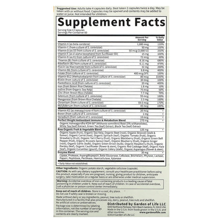 Garden of Life Vitamin Code Perfect Weight 240ct CAPSULES