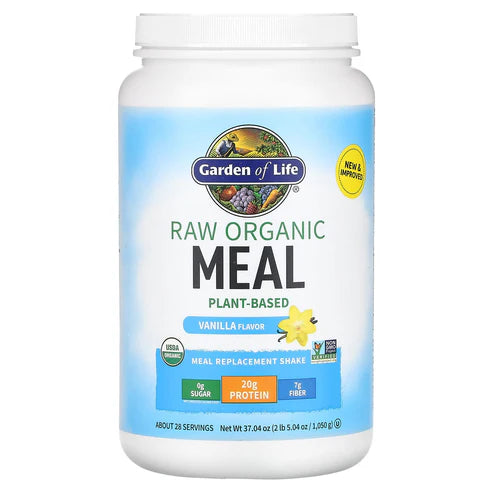 Garden of Life Raw Organic Meal Vanilla 1,050g POWDER