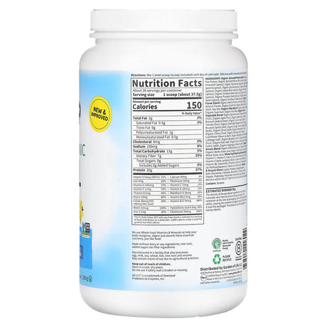 Garden of Life Raw Organic Meal Vanilla 1,050g POWDER