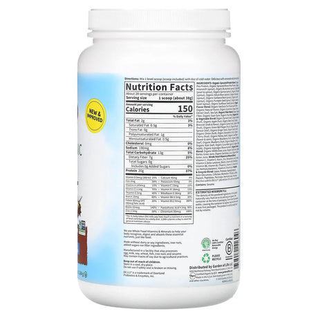 Garden of Life Raw Organic Meal Vanilla Spiced Chai 1064g POWDER