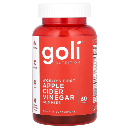 GOLI NUTRITION APPLE CIDER VINEGAR 60GUMMY