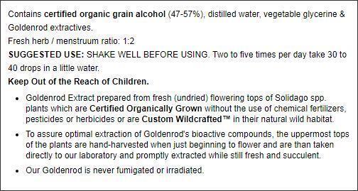 Herb Pharm GOLDENSEAL ALCOHOL-FREE 1 oz