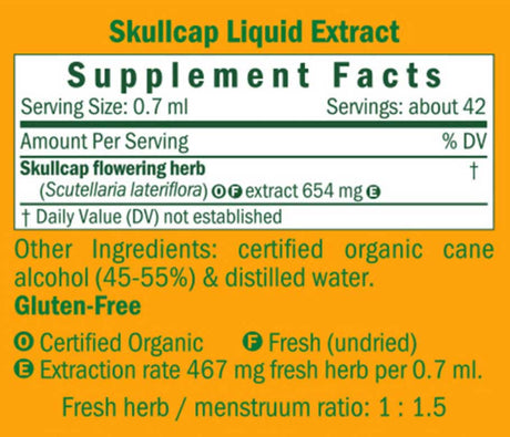 Herb Pharm SKULLCAP EXTRACT 1 oz