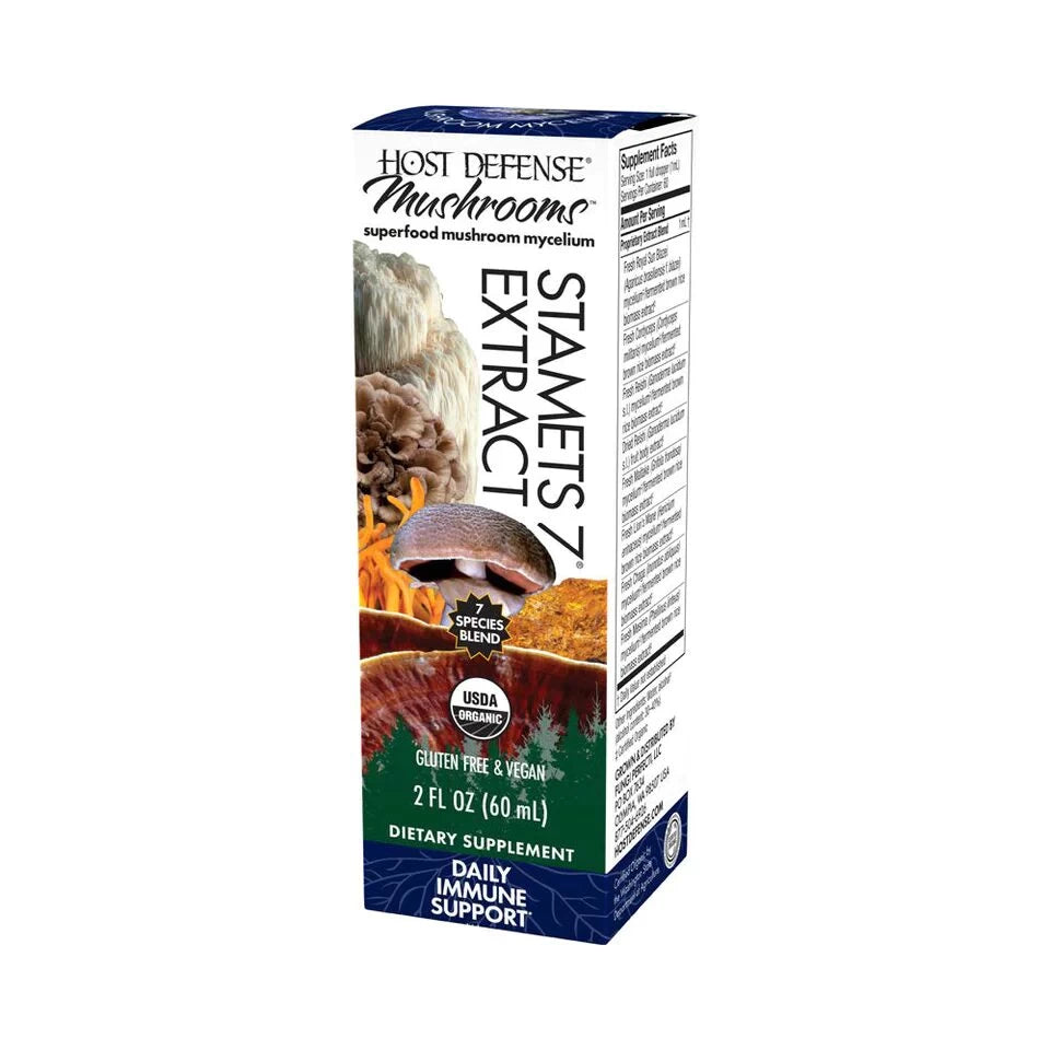Host Defense Stamets 7® Extract  2 fluid oz.