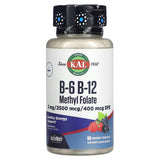 Kal B-6 B-12 Methyl Folate Mixed Berry 60CT 3MG Lozenge