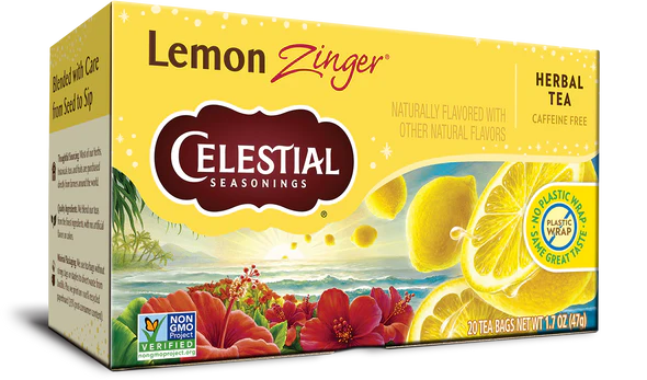 Celestial Seasonings Lemon Zinger Herbal Tea – Williams Natural Foods