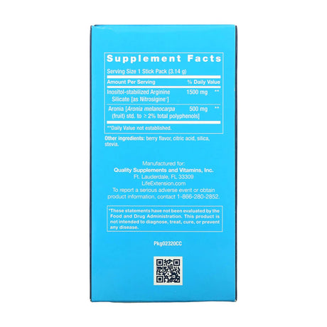 NitroVasc Boost Berry Flavor 30 stick packs