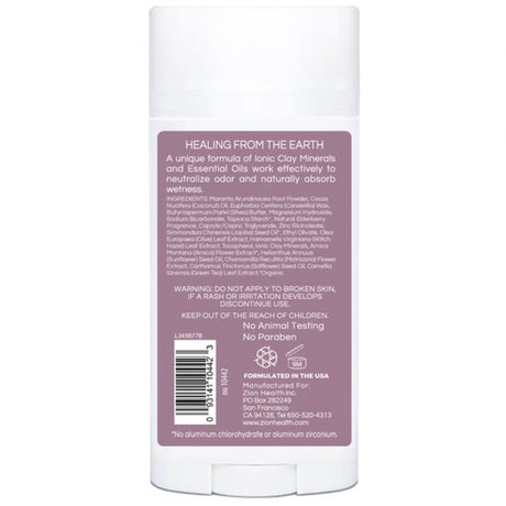 Zion Health Clay Dry Bold - Elderberry 2.8 oz