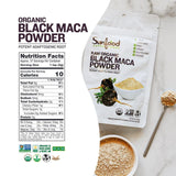 Sunfood Maca Powder, Black 4oz