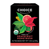 CHOICE ORGANIC TEAS Grapefruit Honeybush Tea 16 BAG