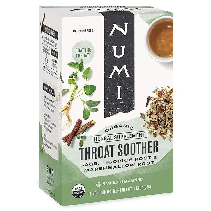 NUMI TEAS Throat Soother Tea 16 BAG