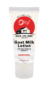 O MY! BATH AND BODY GOAT MILK LOTION LOVER'S SPELL 12OZ