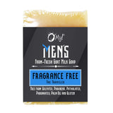 O MY! BATH AND BODYGOAT MILK SOAP BAR MENS FRAGRANCE FREE 6 OZ