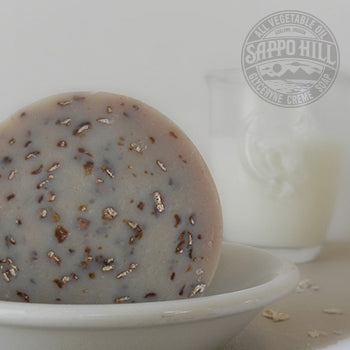 Sappo Hill Glycerine Creme Bar Soap Oatmeal