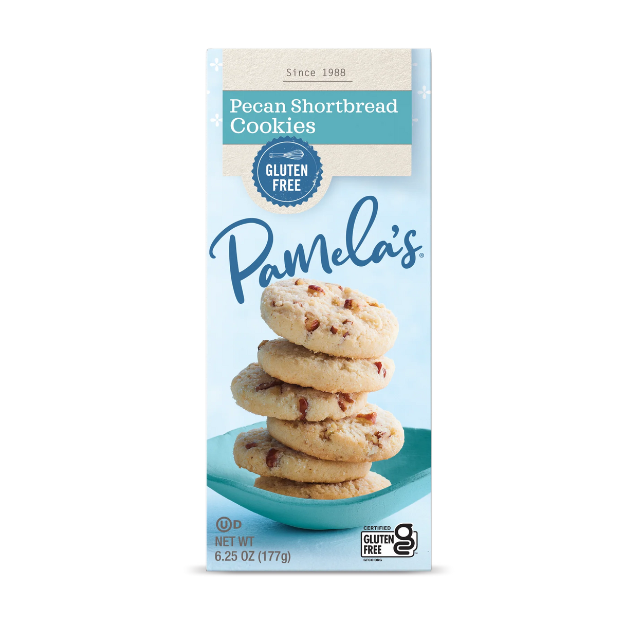 PAMELA`S Pecan Shortbread 6.25 OZ