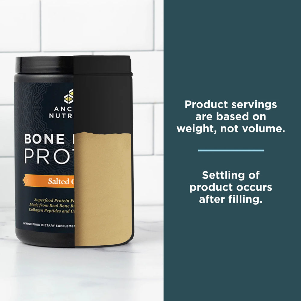Ancient Nutrition Bone Broth Protein Beef - Salted Caramel - 20 srv Powder