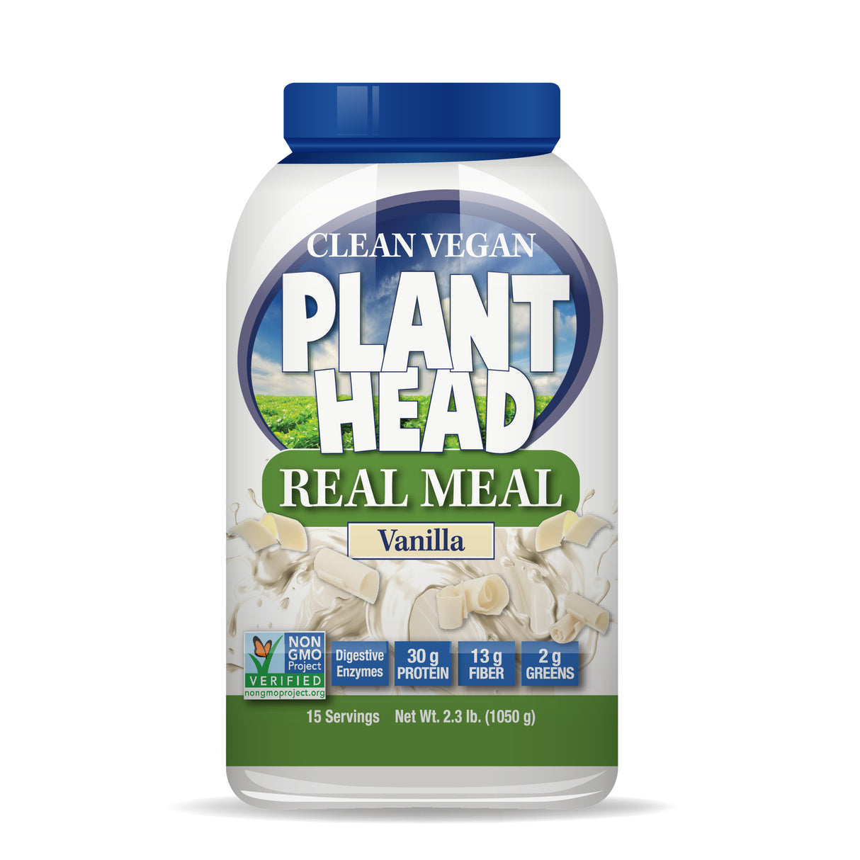 Genceutics Plant Head Real Meal Vanilla 2.3lbs