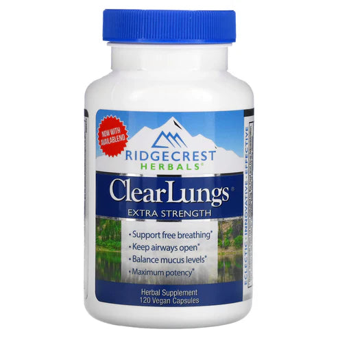 Ridgecrest Herbals Clear Lungs Extra Strength 120 Capsules