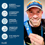 ROOT'D HIS MULTI + ELECTROLYTES 9CT
