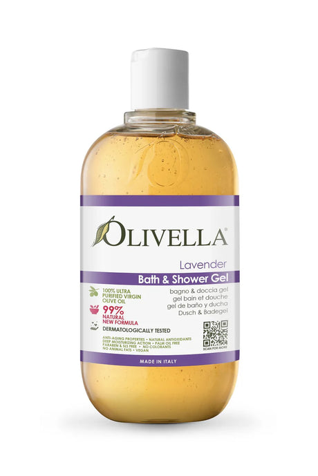 OLIVELLA BATH & SHOWER GEL LAVENDER 16.9OZ