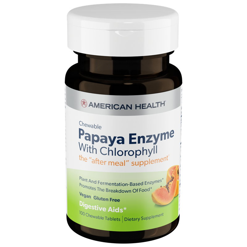 Solgar Papaya Enzyme with Chlorophyll Chewable Tablets 100tablet