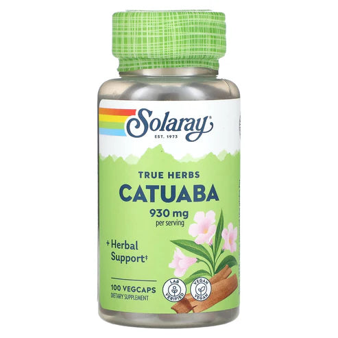 Solaray Catuaba 100CT 930MG Veg Capsule