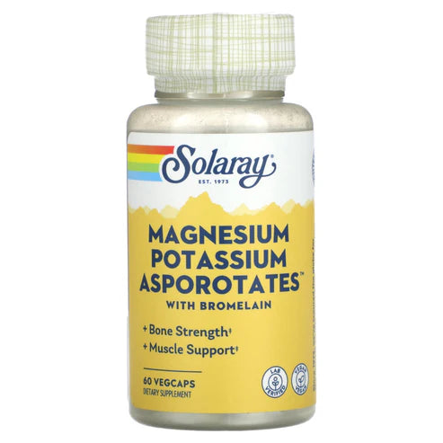 Solaray Mag Potassium Asporotates™ 60CT  Veg Capsule